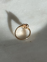 Load image into Gallery viewer, Vintage Toi et Moi Garnet Ring Size 4.5
