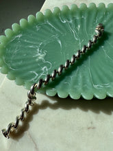 Load image into Gallery viewer, San Marco Croissant Sterling Silver Bracelet 7”
