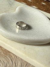 Load image into Gallery viewer, Heather Spellout Sterling Silver Ring Size 5.5
