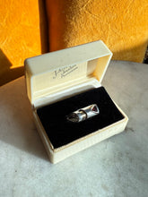 Load image into Gallery viewer, Garnet Sterling &amp; 14k Yellow Gold Ring Size 8
