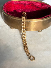 Load image into Gallery viewer, Midcentury 1/20 12k Gold Fill Curb Link Bracelet 7.15”
