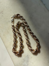 Load image into Gallery viewer, Italian Vintage Sterling Silver Rope Chain
