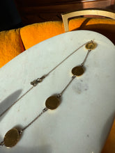 Load image into Gallery viewer, Milor Italy Gold Vermeil Coin Necklace 18”
