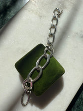 Load image into Gallery viewer, Chunky Vintage Sterling Silver Bracelet 8”
