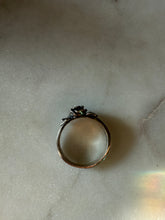 Load image into Gallery viewer, Sterling Silver Rose Ring Size 9.5
