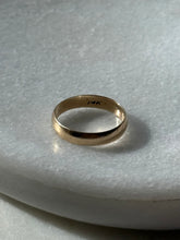 Load image into Gallery viewer, Vintage 14k Yellow Gold Solid Band Size 4.5
