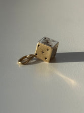 Load image into Gallery viewer, Vintage 14k Gold Dice Charm
