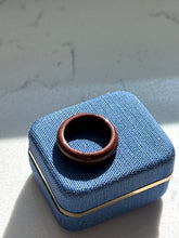Load image into Gallery viewer, Brown Wood Stacker Band Size 5.25
