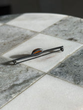Load image into Gallery viewer, Vintage Dragons Breath Czech Glass Sterling Silver Brooch
