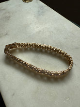 Load image into Gallery viewer, Gold Vermeil Two-Toned Bracelet 7.25”

