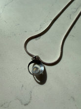 Load image into Gallery viewer, Moonstone Sterling Silver Snake Chain 16”
