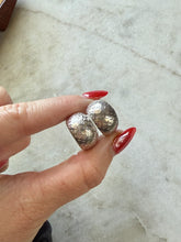 Load image into Gallery viewer, Vintage Sterling Silver Half Hoop Earrings
