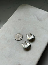 Load image into Gallery viewer, Vintage Geometric Sterling Silver Hoops
