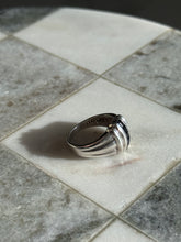 Load image into Gallery viewer, Natural Blue Sapphire Sterling Silver Ring Size 8
