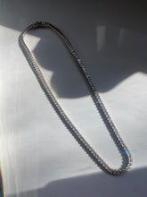 Load image into Gallery viewer, Chunky CZ Sterling Silver Tennis Chain
