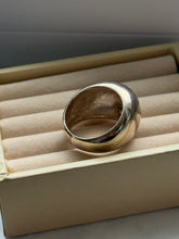 Load image into Gallery viewer, Chunky Vintage Sterling Dome Ring Size 9.75
