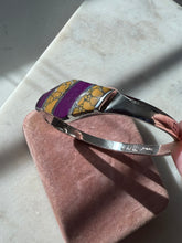 Load image into Gallery viewer, Vintage Mexico Sterling Silver Bangle Bracelet 7.5”
