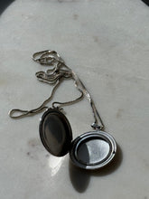 Load image into Gallery viewer, Vintage Sterling Silver Locket Necklace 24”
