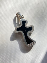 Load image into Gallery viewer, Charles Albert Art Glass Cross Pendant
