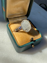 Load image into Gallery viewer, y2k Moonstone Sterling Silver Ring Size 9.25
