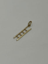 Load image into Gallery viewer, Midcentury 14k Yellow Gold Ladder Charm
