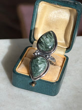 Load image into Gallery viewer, Seraphinite Sterling Silver Ring Size 6

