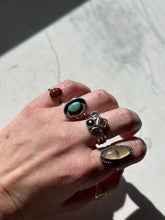 Load image into Gallery viewer, Multistone Sterling Silver Ring Size 8
