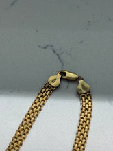 Load image into Gallery viewer, Two-Tone Gold Vermeil Heart Necklace 17”
