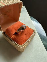 Load image into Gallery viewer, Gold Vermeil X Ring Size 7.25
