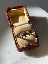 Load image into Gallery viewer, Triple Ankh Sterling Silver Ring Size 6
