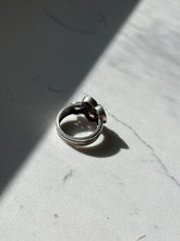 Load image into Gallery viewer, Multistone Sterling Silver Ring Size 8
