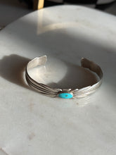 Load image into Gallery viewer, Vintage Turquoise Bell Sterling Silver Cuff Bracelet

