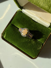Load image into Gallery viewer, Opal &amp; Amethyst Sterling Silver Ring Size 8.25
