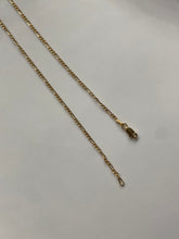 Load image into Gallery viewer, Figaro Vintage 14k Gold Necklace
