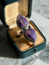 Load image into Gallery viewer, Purple Kunzite Sterling Silver Ring Size 6.25
