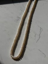 Load image into Gallery viewer, Vintage 10k Gold Pearl Strand Necklace 20”
