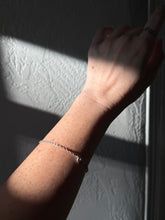 Load image into Gallery viewer, Italian Micro Cable Link Sterling Silver Dainty Bracelet 8”
