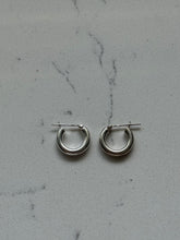 Load image into Gallery viewer, Sterling Silver Mini Tubular Hoops
