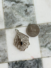 Load image into Gallery viewer, Black Onyx Spider Web Pendant Sterling Silver
