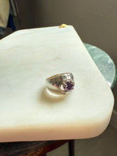 Load image into Gallery viewer, Vintage Amethyst Sterling Silver Ring Size 5
