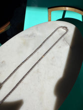 Load image into Gallery viewer, CZ Sterling Silver Tennis Chain Necklace 18”
