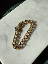 Load image into Gallery viewer, Monet Vintage Gold Plated Curb Link Bracelet 6.5”
