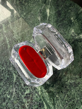 Load image into Gallery viewer, Vintage Red Velvet Ring Box
