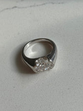 Load image into Gallery viewer, Sterling Silver Quartz Ring Size 6.75
