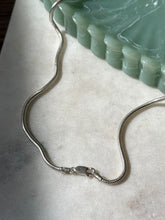 Load image into Gallery viewer, Italian Sterling Silver Snake Chain 20”
