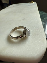 Load image into Gallery viewer, Rainbow Moonstone Sterling Silver Ring Size 9.5
