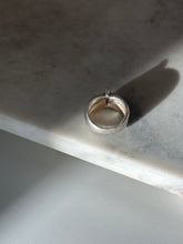 Load image into Gallery viewer, Solid Sterling Silver Quartz Ring Size 9
