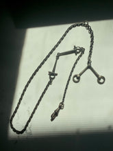 Load image into Gallery viewer, Rare Antique Sterling Silver Watch Chain Necklace
