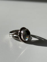 Load image into Gallery viewer, Vintage Rainbow Sterling Silver Ring Size 8
