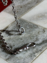 Load image into Gallery viewer, Midcentury Sterling Silver Watch Chain

